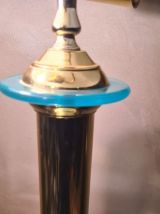 lampe chrome or 1980 , tres belle  43x32 bon etat general et