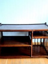 Grande étagère en rotin 1960 