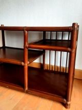 Grande étagère en rotin 1960 