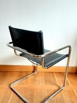 Fauteuil design Cantilever en acier tubulaire 1970