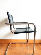 Fauteuil design Cantilever en acier tubulaire 1970