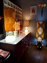 Lampe de Sol XXL Vintage 1970 UNIQUE... 2 Éclairages