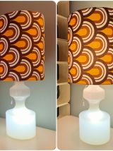 Lampe Oplaline Motifs année 70, Double Éclairages