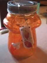 Jolie veilleuse Petit Renard en verre peint à LED  H=14cm