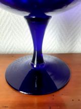 Grand vase optique en verre d'Empoli 1960