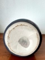 Vase bouteille en céramique craquelée vintage 