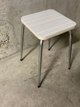 Tabouret en formica années 70