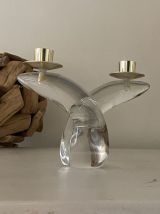 Bougeoir Schneider cristal 1950/60
