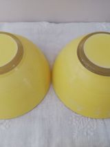 Suite 6 bols Duralex colorés vintage 