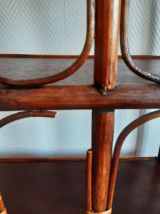 Bibliothèque en rotin vers 1960 