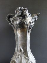 Vase art nouveau en bronze