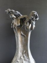 Vase art nouveau en bronze