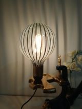 Lampe d'ambiance recyclage vintage "HACHOIR"