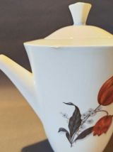 Cafetière décor tulipes Céramique Moulin des Loups Orchies
