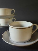 Tasses et soupes en porcelaine de Couleuvre