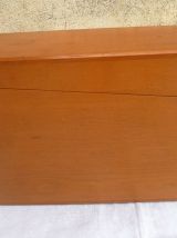 boite a fiches en bois ,vintage