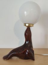 Lampe otarie avec globe