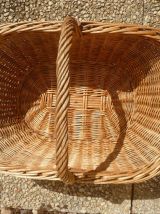 panier  de culture  en  rotin  