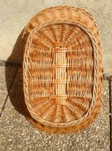 panier  de culture  en  rotin  