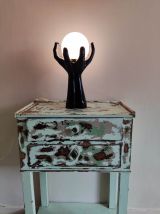 lampe mains noire