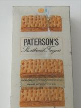Boite métal sérigraphié biscuits Paterson's short bread fing