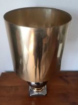 Lampe style Jansen céramique 1960 