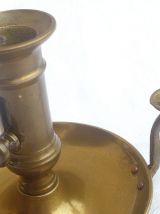 bougeoir a curseur , laiton vintage