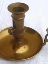 bougeoir a curseur , laiton vintage