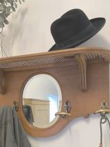 Patère Etagère Miroir 3 en1