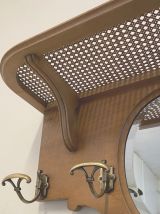 Patère Etagère Miroir 3 en1