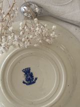 Assiettes à dessert Gien Chardons (x6)