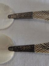 Cuillères nacre  Art indien Two's company vintage