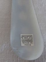 Cuillères nacre  Art indien Two's company vintage