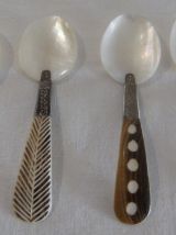 Cuillères nacre  Art indien Two's company vintage