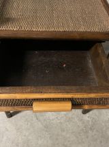 Chevet en rotin années 70