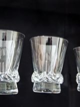 Grand Service de verres en cristal Daum France, modèle Sorcy