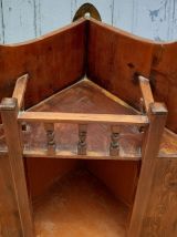 étagère d'angle en bois