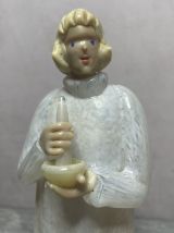 Figurine médicale pate de verre bohème - Art Tchèque