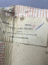 Figurine médicale pate de verre bohème - Art Tchèque