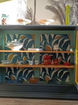 MEUBLE VITRINE ANTHRACITE