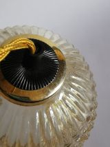 Lampe baladeuse vintage années 60 globe verre ciselé