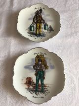2 assiettes vieux métiers de Paris 