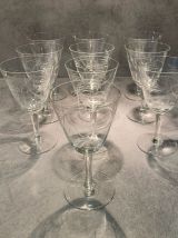 Service verres en cristal 