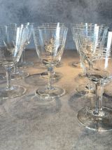 Service verres en cristal 