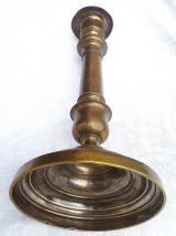 grand  bougeoir  , laiton ,bronze , vintage