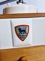 Moulin à grain café peugeot Frères Vintage blanc 1950