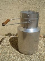 bidon , broc en alu , vintage