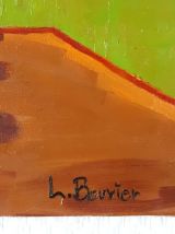 Huile sur toile nature morte aux fleurs 