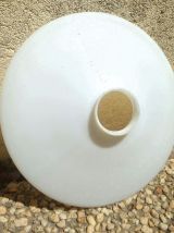 suspension en opaline  blanche , vintage