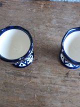 Coquetiers Saint Jean de Bretagne décor 1003 signés